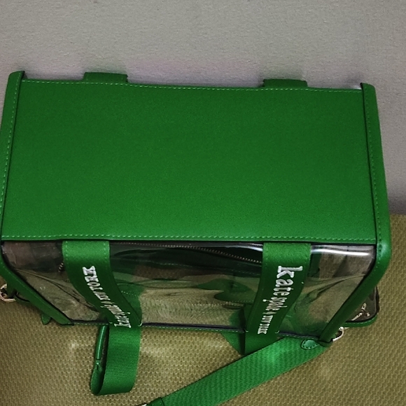 Kate Spade Green Transparent Tote Bag - Picture 6 of 6
